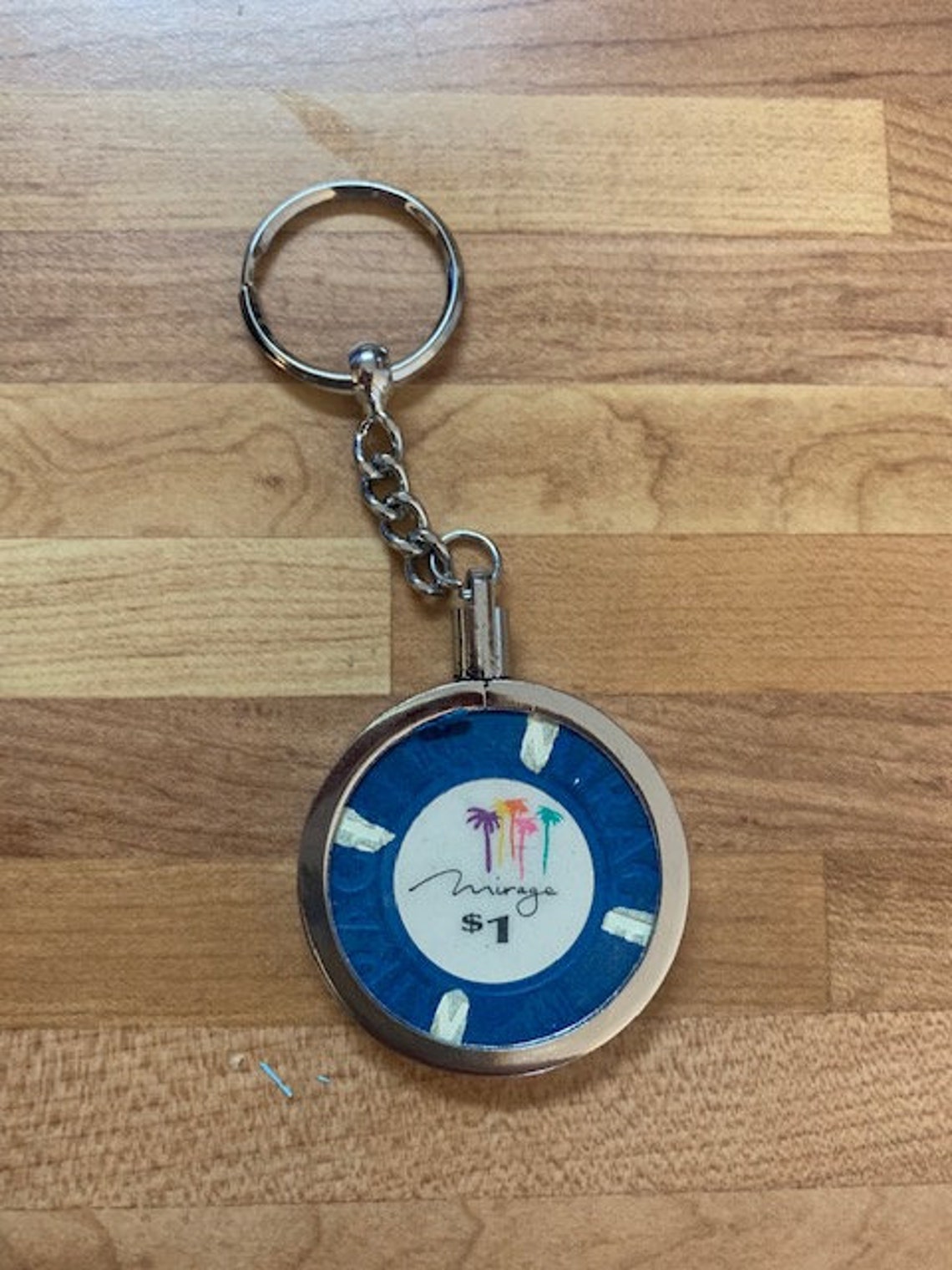 Las Vegas MIRAGE Hotel and Casino KEYCHAIN Casino Chip Etsy