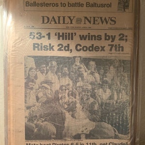 Belmont Stakes 1980 Temperance hill LONGSHOT with Eddie Maple win horse racing