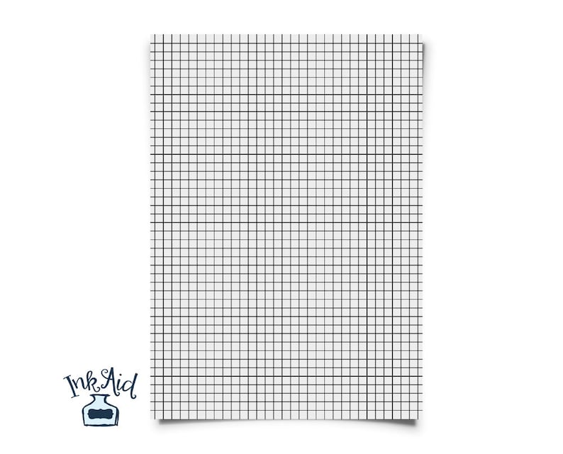 print your own graph grid paper 14 inch squares pdf etsy