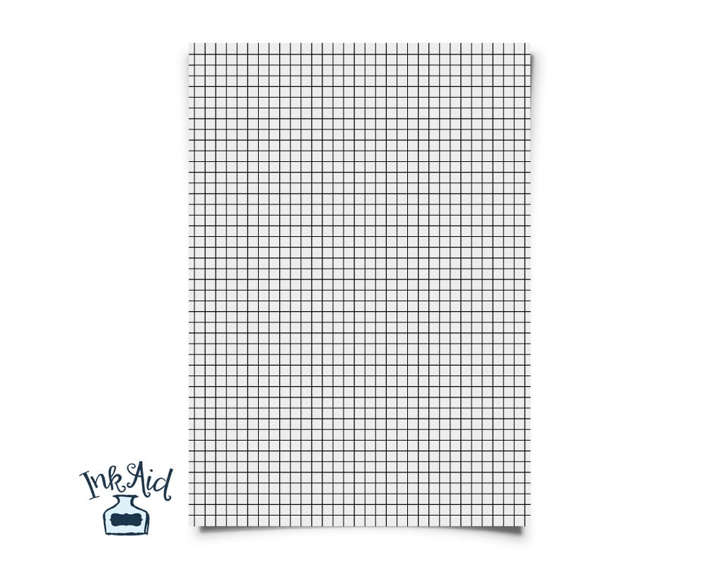print your own graph grid paper 1 4 inch squares pdf etsy