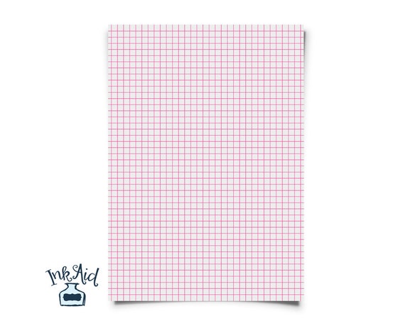 Print Your Own COLORED GRID Graph Paper 1/4 Inch Squares PDF