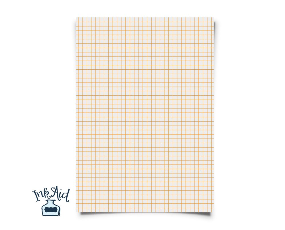 print your own colored grid graph paper 1 4 inch squares etsy ireland