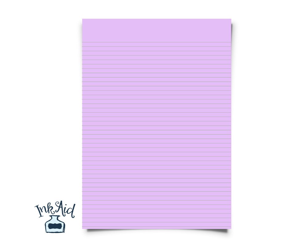 print your own lined writing paper wide rule college etsy