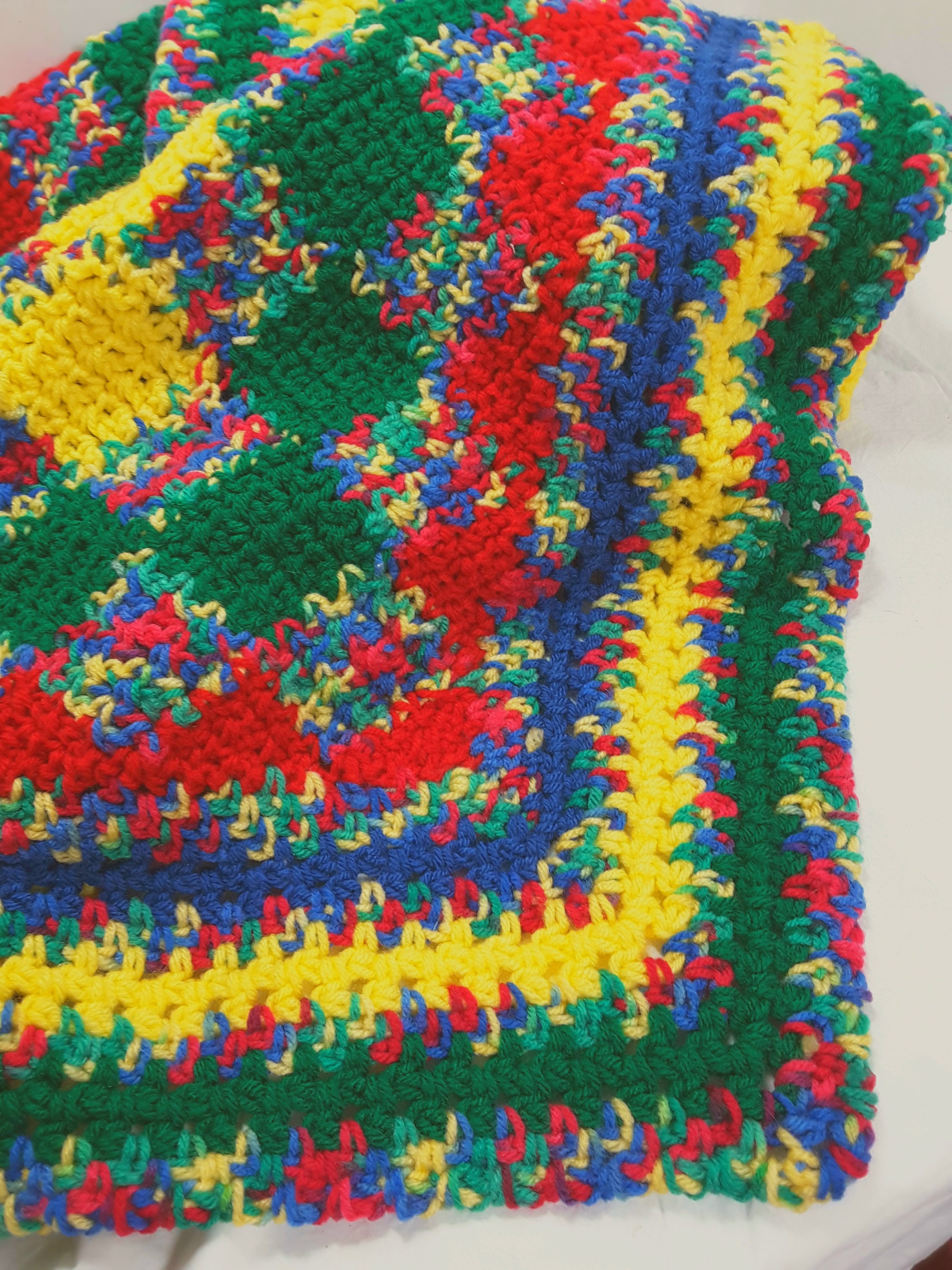 Primary Colors in a beautiful blanket of blocks Etsy