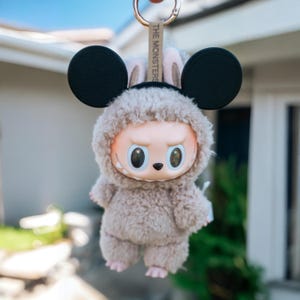3D Printed Bunny Ears for Labubu Doll: Custom Colors