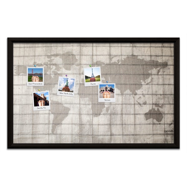 Linen Pin Board Etsy