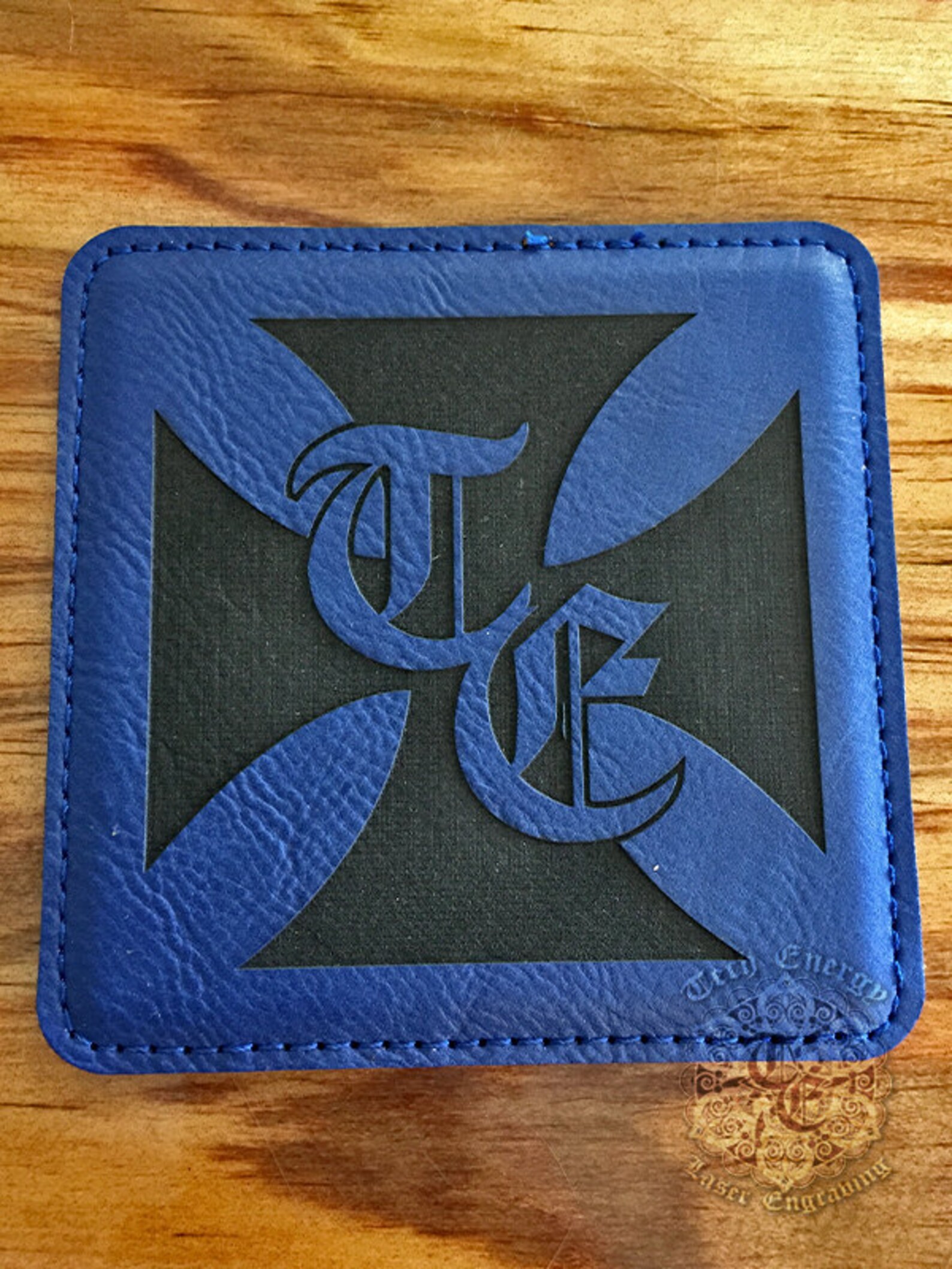 Custom Laser Engraved Leather Coasters Etsy