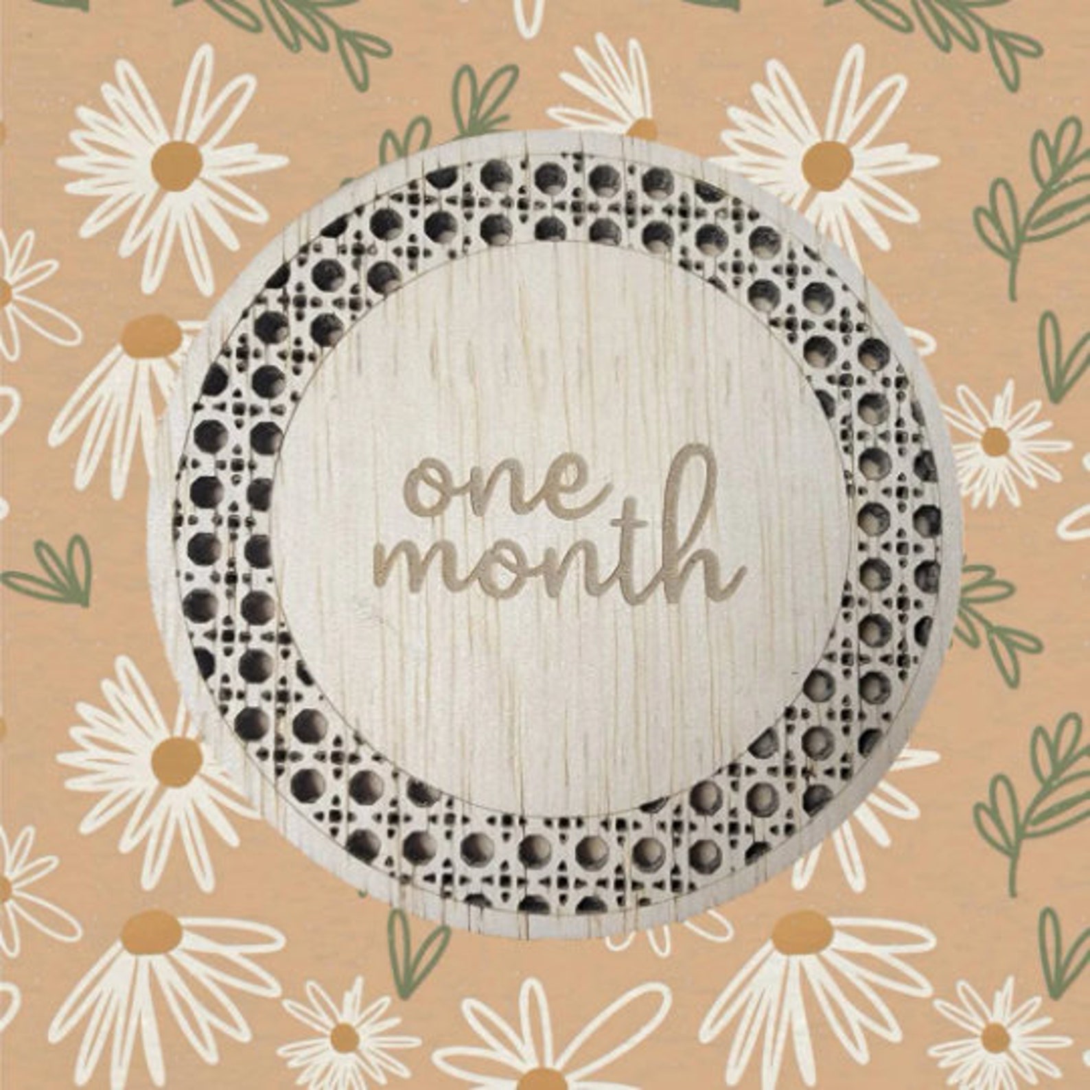 Rattan Milestones Digital File Baby Milestone SVG Laser Cut File - Etsy