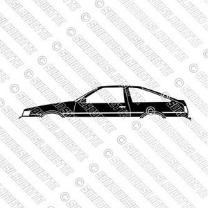 Digital Download vector graphic - Toyota AE86 Corolla Levin hatchback EPS | SVG | Ai | PNG