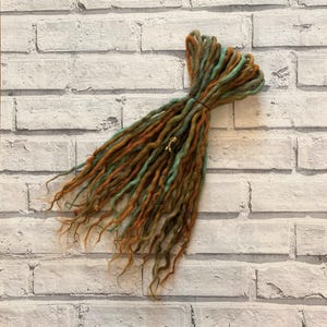 SE Natural Wool Dreadlocks Woodland Hair accessories - custom lengths and quantity