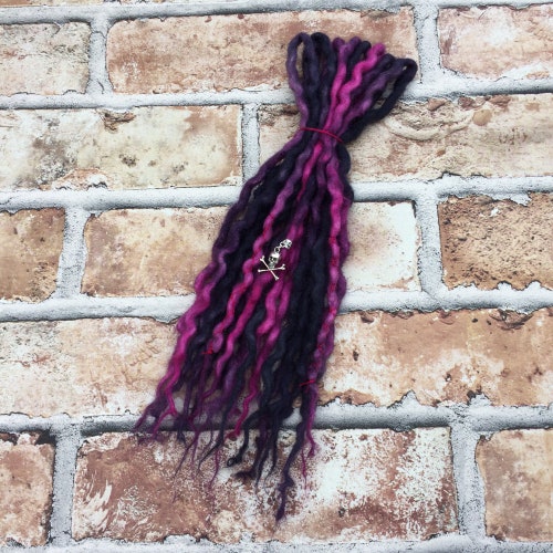 Custom Dreadlocks Double Ended Wool Dreadlocks Natural Etsy UK