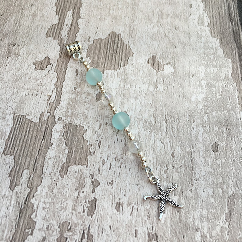 Dread Jewellery Dreadlock Charm Starfish Mermaid Dangle Dread Bead