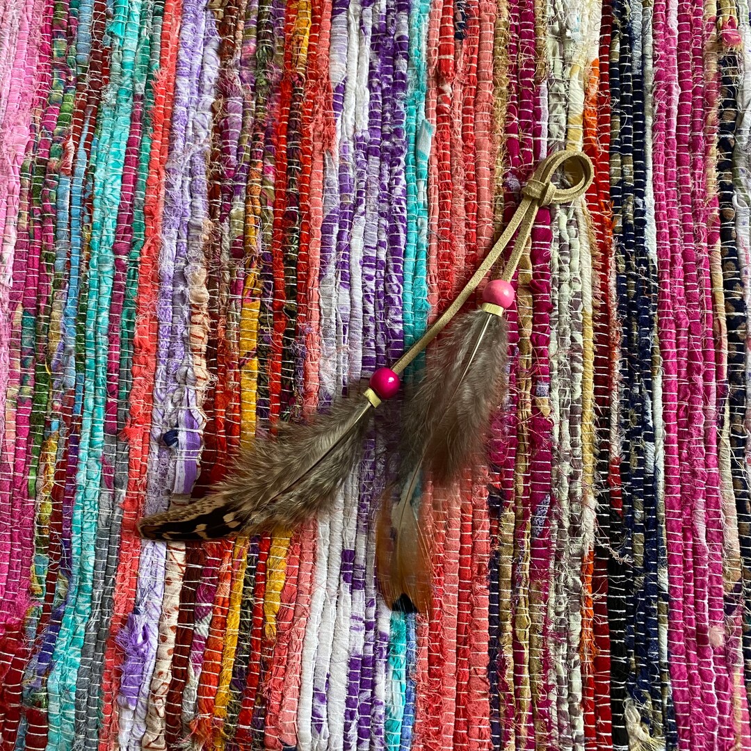 Bohemian Feather Dreadlock Charm Hair Feathers Dreadlock Etsy