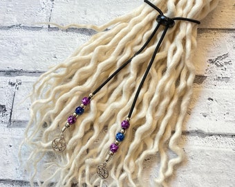 Dreadlock Hair Tie, Dread Holder, loc Tie, Hair Tie, Dreads, Dreadlocs, Hippie, Boho, Festival, Hair Band, Pirate, Larping