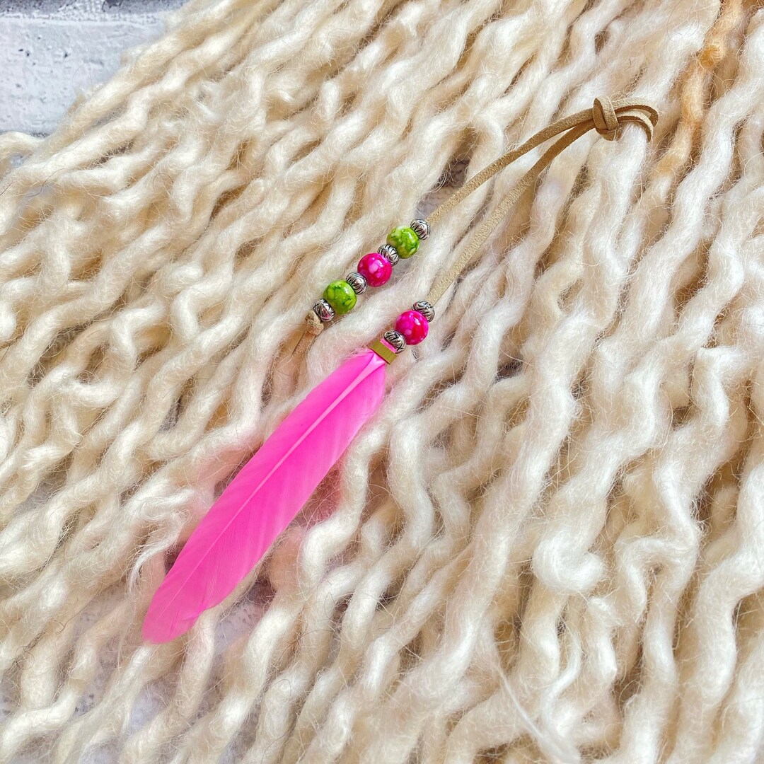 Bohemian Feather Dreadlock Charm Hair Feathers Dreadlock Etsy