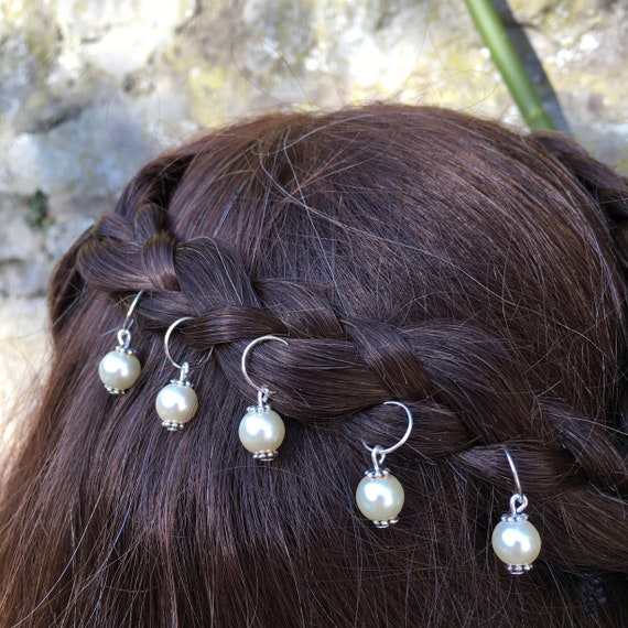 Buy 80 Pieces Hair Clip Rings Decorations, Braid Hair Loop Headband  Accessories, Gold/Sliver Online at desertcartHong Kong