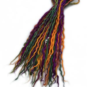SE Natural Wool Dreadlocks Trick or Treat Hair accessories - custom lengths and quantity