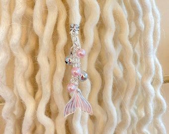 Mermaid Fae Bells Dreadlock Charm, Dread Jewellery, Dreadlocs, Boho, Gypsy, Pirate, Hair beads, UK SELLER Ready to post