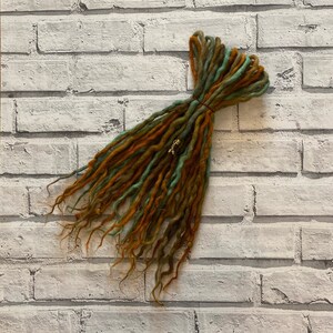 Custom - Woodland Spirit Double Ended Wool Dreadlocks