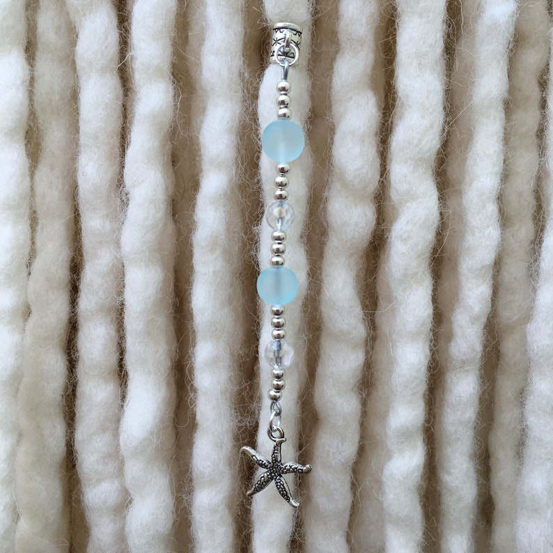Dread Jewellery Dreadlock Charm Starfish Mermaid Dangle Dread Bead