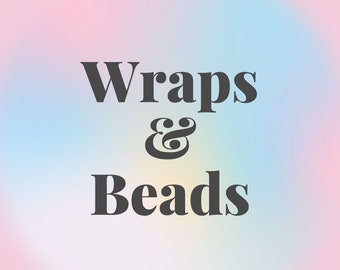 Habillez mes dreads - Wraps et perles - Ajout