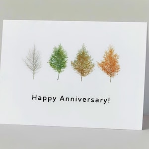 Feliz aniversário através das estações