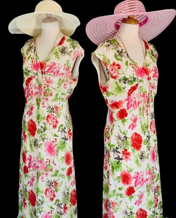 Vintage 1920s Dress Style Garden Tea Party Dress … - image 2