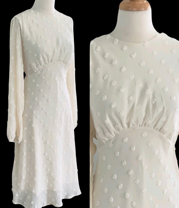 1930s Dress Vintage White Dress Old Hollywood Wed… - image 6