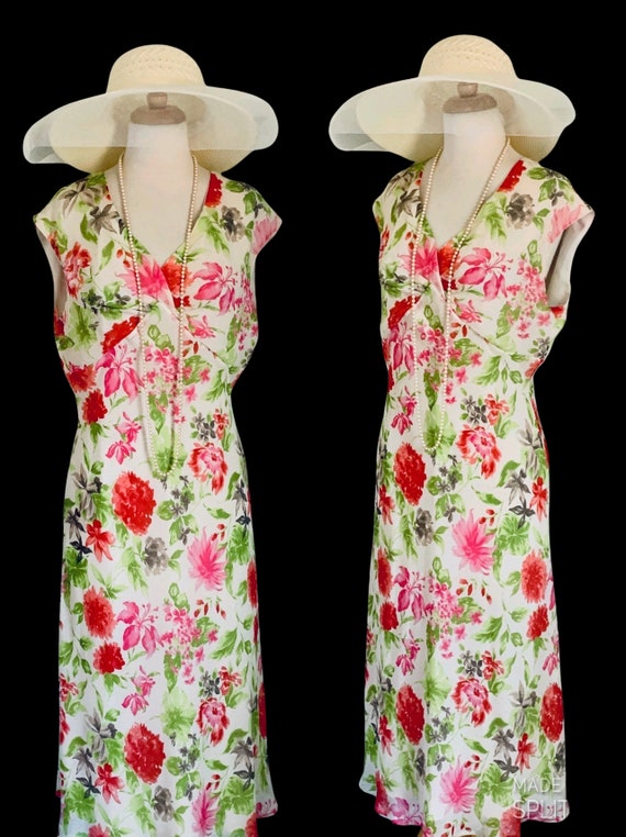 Vintage 1920s Dress Style Garden Tea Party Dress … - image 8