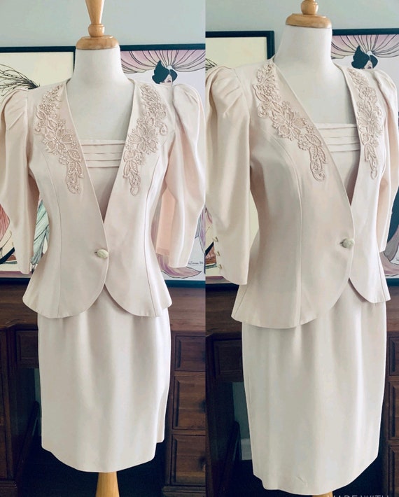 Pink Vintage Dress 1920s  dress 1930s Dress Garde… - image 4