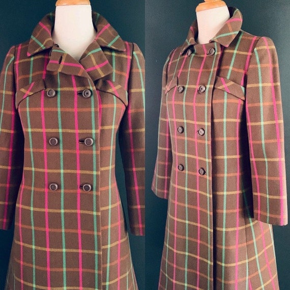 Vintage coat 60s coat Princess coat 60's coat Fit