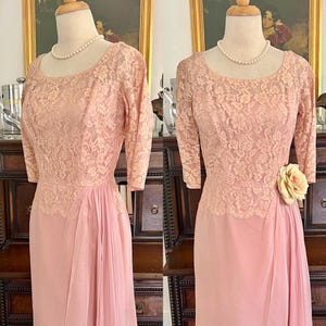 1920s Dress Old Hollywood Pink Chiffon Gatsby Wedding Dress Formal Cocktail Party Evening Gown 1950s Dress
