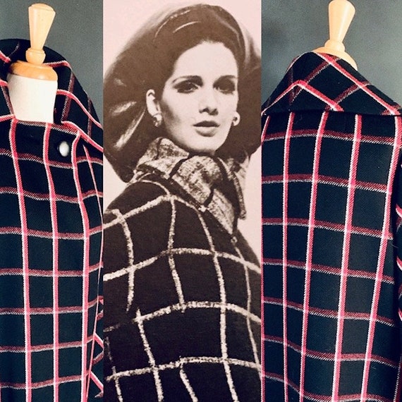 Vintage coat 60s coat 1960s coat Women's vintage c