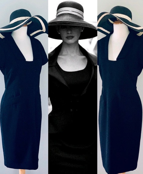 Vintage Dress Kate Middleton Black Badgley Mischka