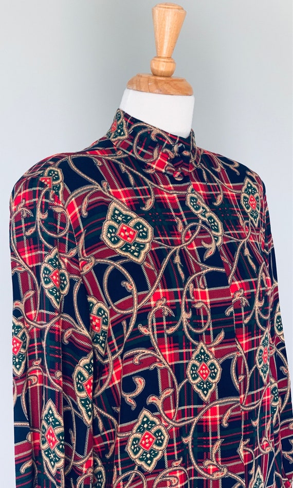 Blouse Vintage 1980s Blouse Women Vintage Long Sl… - image 10