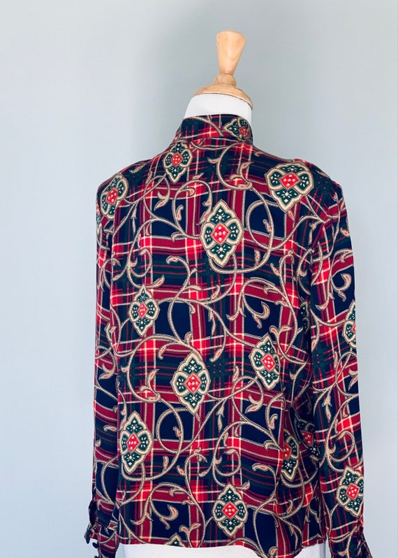 Blouse Vintage 1980s Blouse Women Vintage Long Sl… - image 3