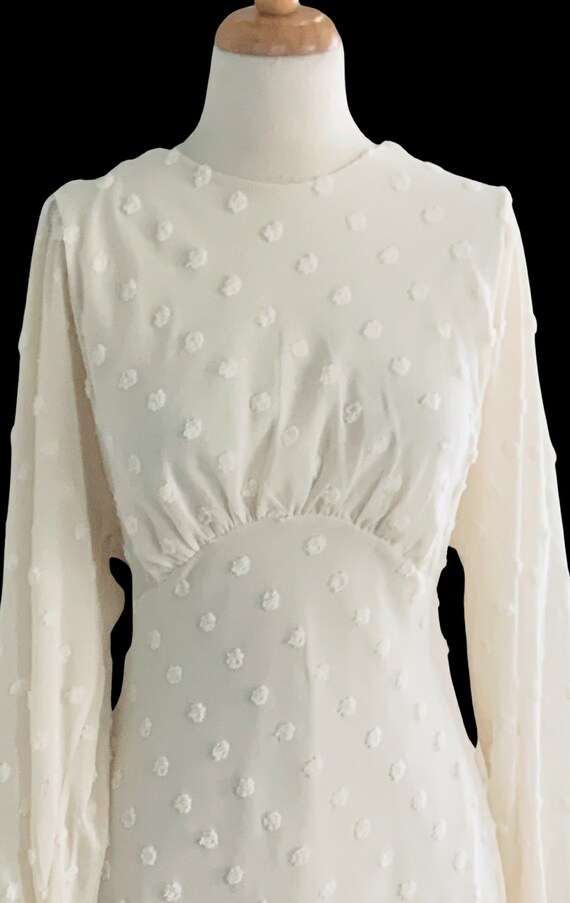 1930s Dress Vintage White Dress Old Hollywood Wed… - image 9