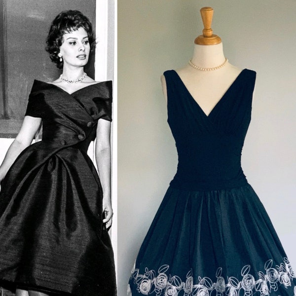 1950s Evening Gown - Etsy