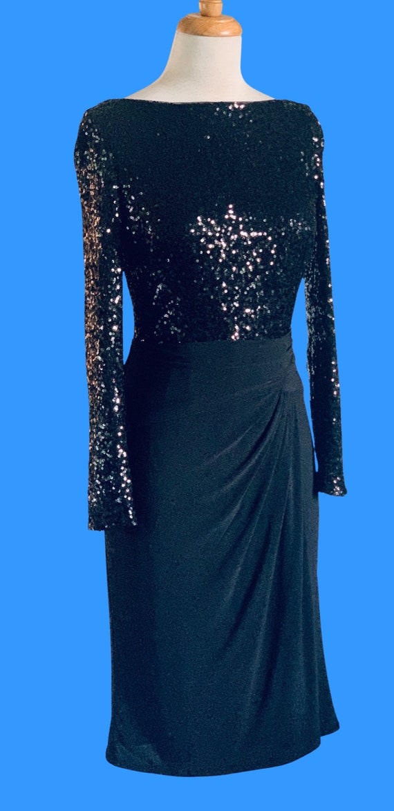 Vintage Evening Gown Old Hollywood dress Evening … - image 3