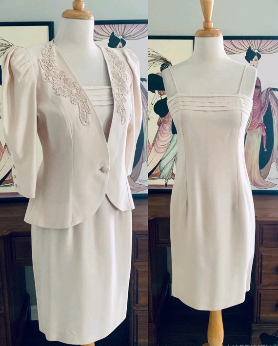 Pink Vintage Dress 1920s  dress 1930s Dress Garde… - image 8