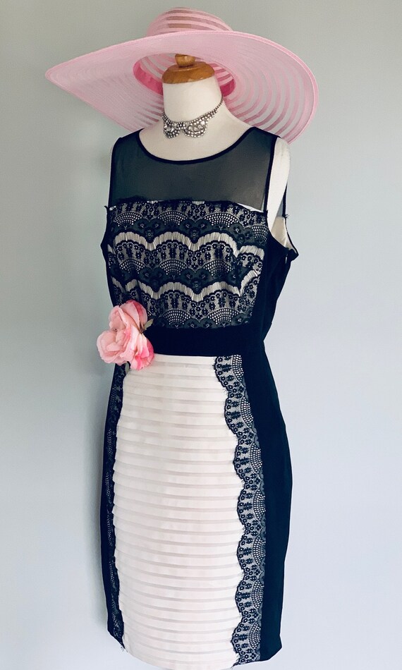1920s Black Lace Dress Gatsby dress Modern Flappe… - image 7