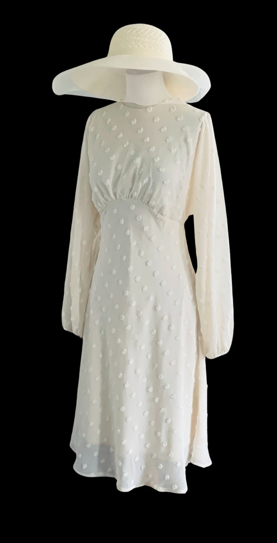1930s Dress Vintage White Dress Old Hollywood Wed… - image 4