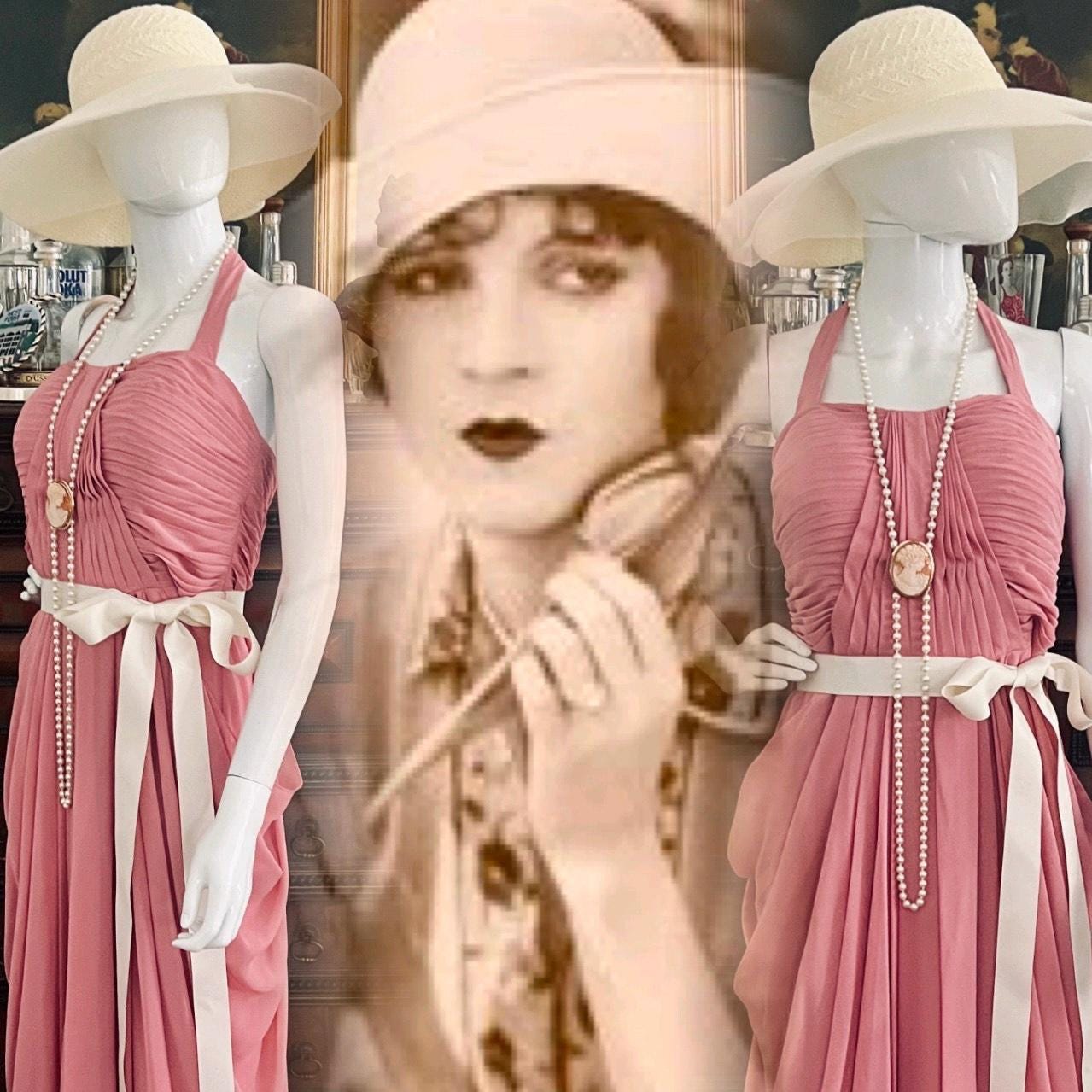 1920s Maxi Dress - Etsy