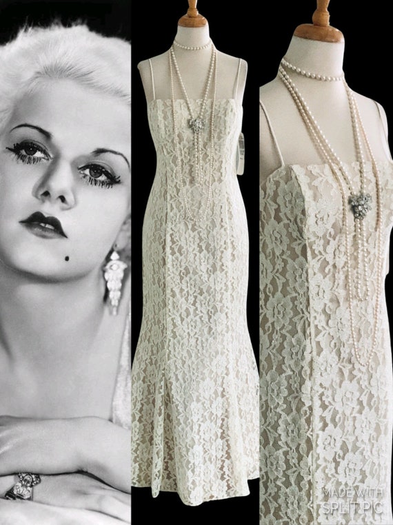 1960s prom dress with bold print