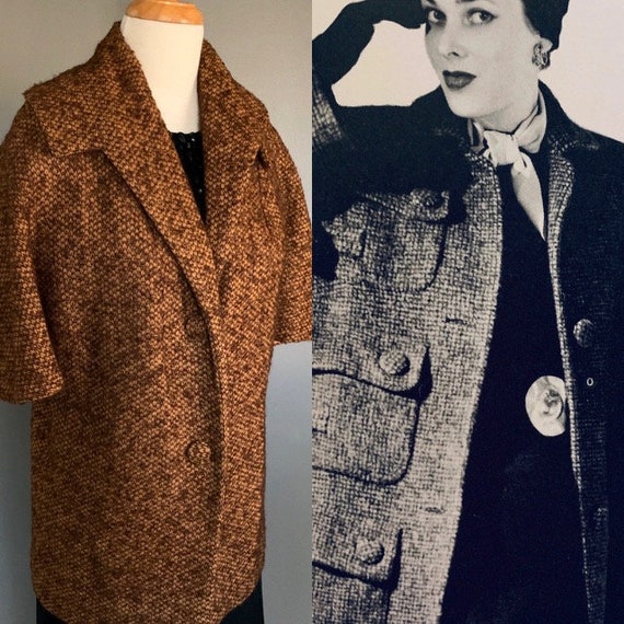 Vintage coat 50s Coat 50s Jacket Vintage 50's co