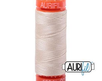 Light Beige 2310 Aurifil Cotton Mako Thread  50wt 200m