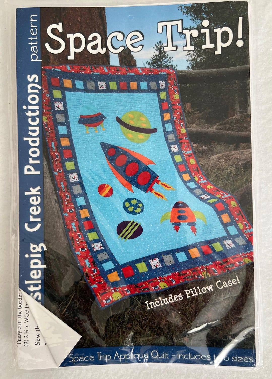 Whistlepig Creek Productions "space Trip!" Quilt Pattern With Pillow ...