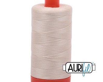 Light Beige 2310 Aurifil Cotton Mako Thread  50wt 200m