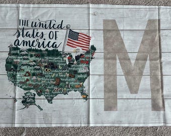 HOME United States Fabric Panel