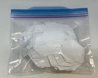 215 Preowned 1" Paper Pieces Hexies